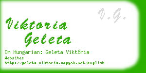 viktoria geleta business card